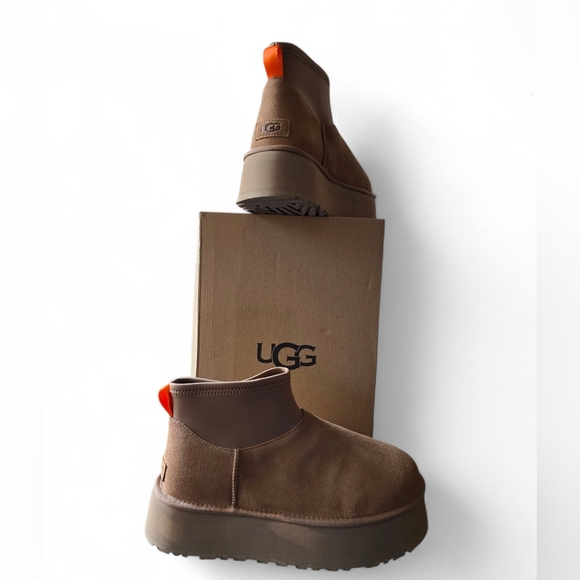 UGG Classic Mini Dipper Platform Women's  Fashion Boots Chestnut NEW Size 11 - Picture 1 of 6